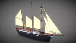 Endurance ship - Low Poly