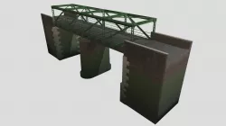 Industrial Eiffel style bridge