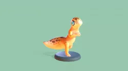 Leopard Geko Posed