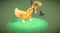 Lizard Raider - [Hand Painted]