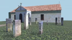 Negotin Old Church collection of tombstones