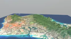 O'ahu, Hawai'i - Road Network (1:260,000 Scale)
