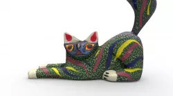 Painted cat by Luis Sosa Calvo