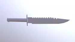 Rambo Knife - test