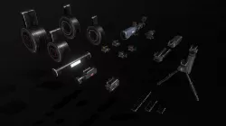 Scifi Modular Weapon Attachments