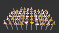 Simple triangular traffic asset