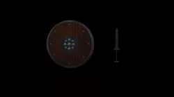 Skyrim: Iron Sword & Targe of the Blooded FanArt