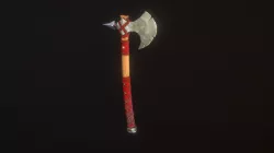 stylized axe