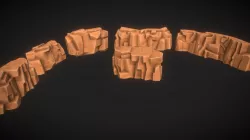 Stylized Desert Cliffs Asset Pack