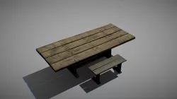 Table with Bench