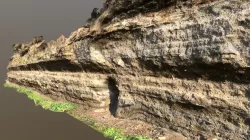 Tuff outcrop in Ulmen, Germany