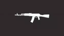 Ak74 High Poly UV Unwrapped || No textures