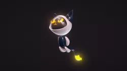 alien cat astronaut