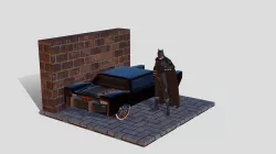 Batman Batmobile model