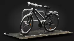 Bike Under Snow