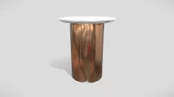Copper Side Table