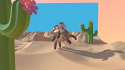 Cowboy and Horse