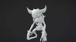 Game Res Mesh - Demon