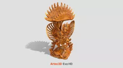 Garuda and Vishnu HD