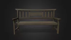 Japanese Garden Bench