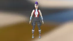 Leela- Futurama, Borderlands style (Draft)