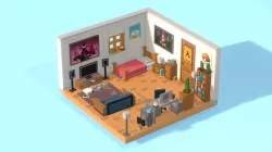 little voxel room