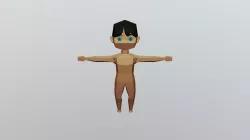 Low Poly Chibi Male