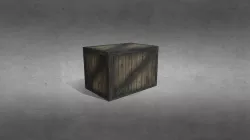 Low Poly Wooden Crate