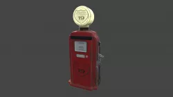 Old Gas Pump