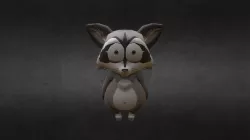 Racoon Character - Game Ready