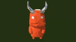 Sad Guy Low Poly