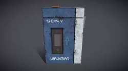 Sony Walkman Worn Damaged
