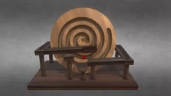 Spiral Marble Machine Wooden Toy