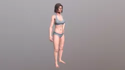 Stylized female character