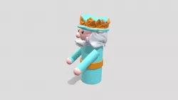 Toilet Roll Nativity King