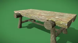 Wood Carved Table