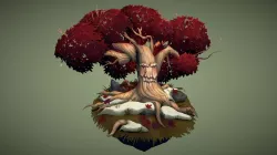 2.5d Weirwood Tree