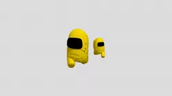 3D Sketchbook 4- AmongUs Character