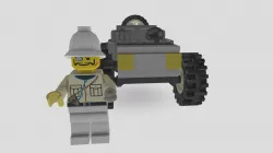 Baron Von Barron from Lego Racers (1999) game