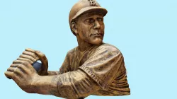 Baseball Player Pen Holder