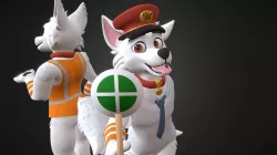 Bolt the Railway Dog