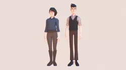Cowboys | Lowpoly Characters