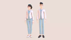 Doctors | Lowpoly Characters