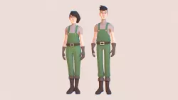 Gardeners | Lowpoly Characters