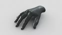 Hand black
