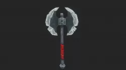 Hand Painted Axe