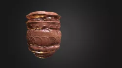 Human skin cup