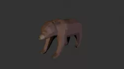Low Poly Bear