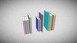 Low Poly Books