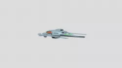 Low poly spaceship